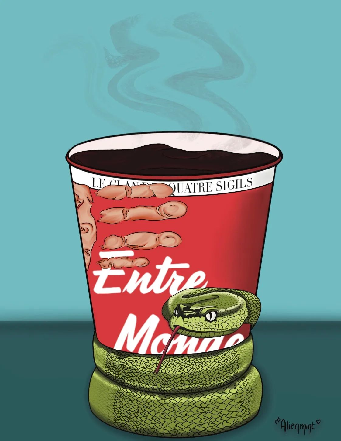 Illustration inspirée des livres de Maxime Poulin