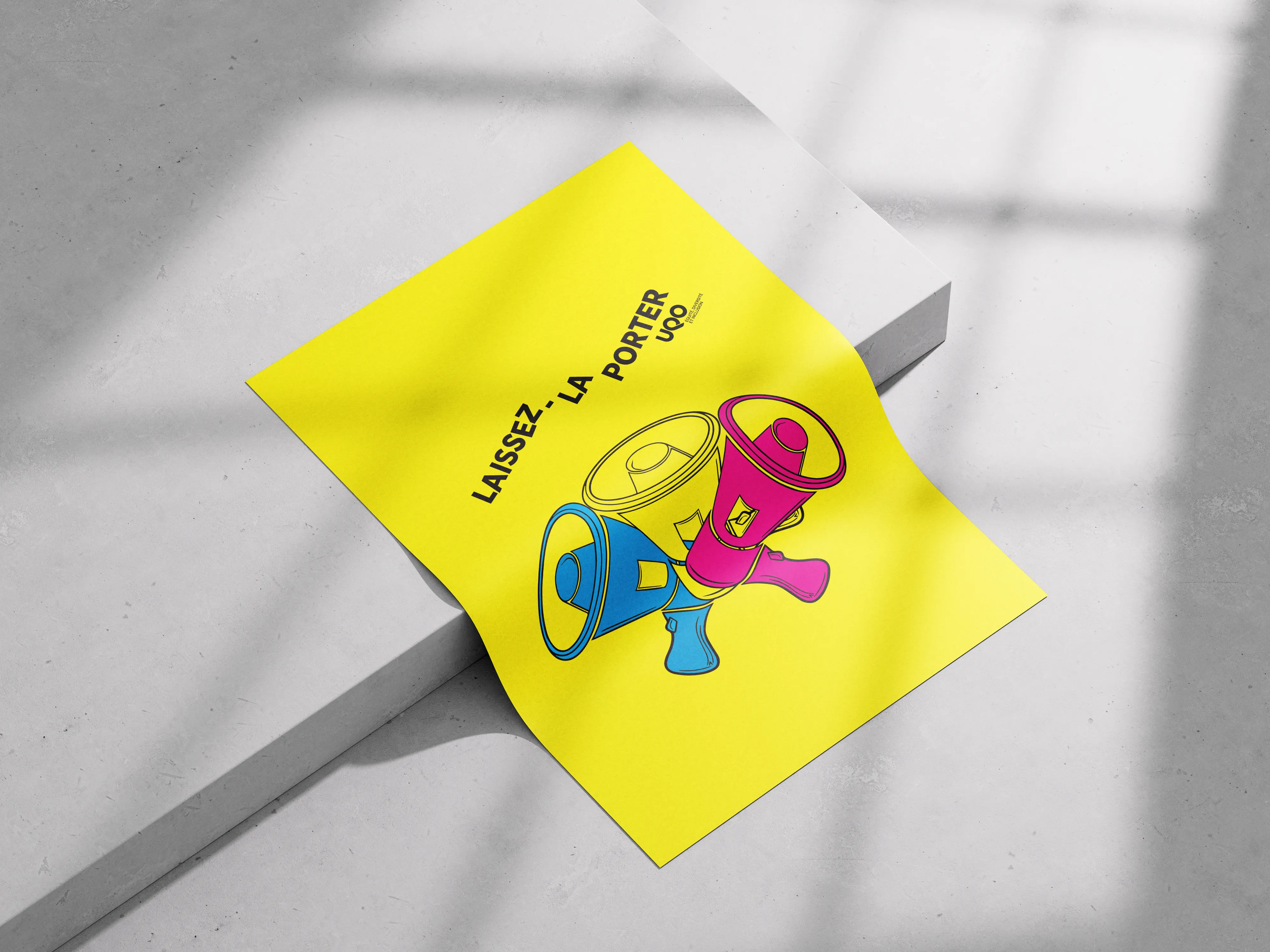 Poster pour l'EDI jaune